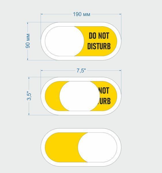 Slider sign Do Not Disturb Welcome Please Personalized Sign, Privacy Sign for Home, Conference or Meeting Rooms, Slider Door sign (Tells Whether room Vacant or Occupied)