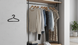 Sign, symbol, pictogram "Wardrobe" (hanger) made of acrylic for navigation