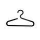 Sign, symbol, pictogram "Wardrobe" (hanger) made of acrylic for navigation