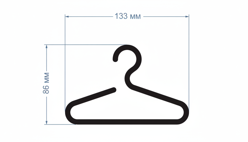 Sign, symbol, pictogram "Wardrobe" (hanger) made of acrylic for navigation