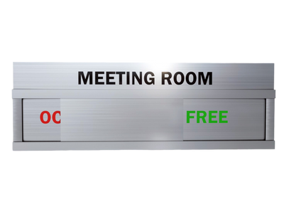 Табличка для переговорных "Meeting room" со слайдером 2023-0004 фото