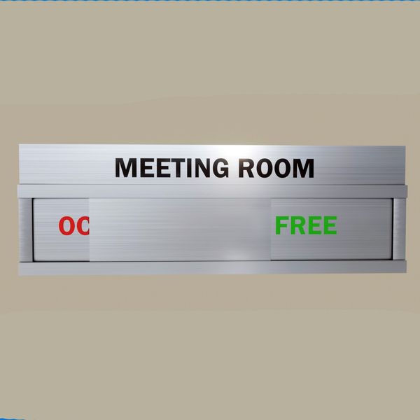 Табличка для переговорних "Meeting room" зі слайдером 2023-0004 фото