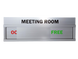 Табличка для переговорних "Meeting room" зі слайдером 2023-0004 фото 1