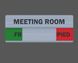 Табличка для переговорних "Meeting room" зі слайдером та округлими кутами 2023-0005 фото 6