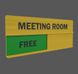 Табличка для переговорних "Meeting room" зі слайдером та округлими кутами 2023-0005 фото 3