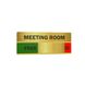 Табличка для переговорних "Meeting room" зі слайдером та округлими кутами 2023-0005 фото 2