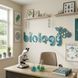 Multi-Icon custom "BIOLOGY" 900мм. Dimensional Wall Signage